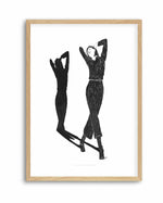 Strike a Pose in Black and White by Jenny Liz Rome | Art Print