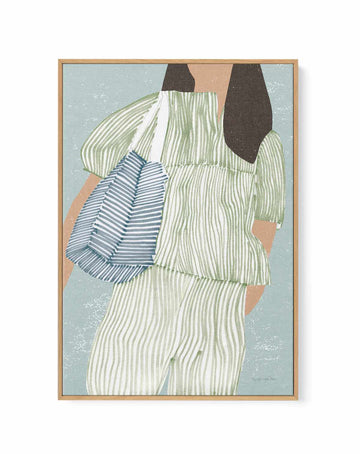 Striped II | Framed Canvas Art Print from Olive et Oriel where you can shop wallpaper and artworks online