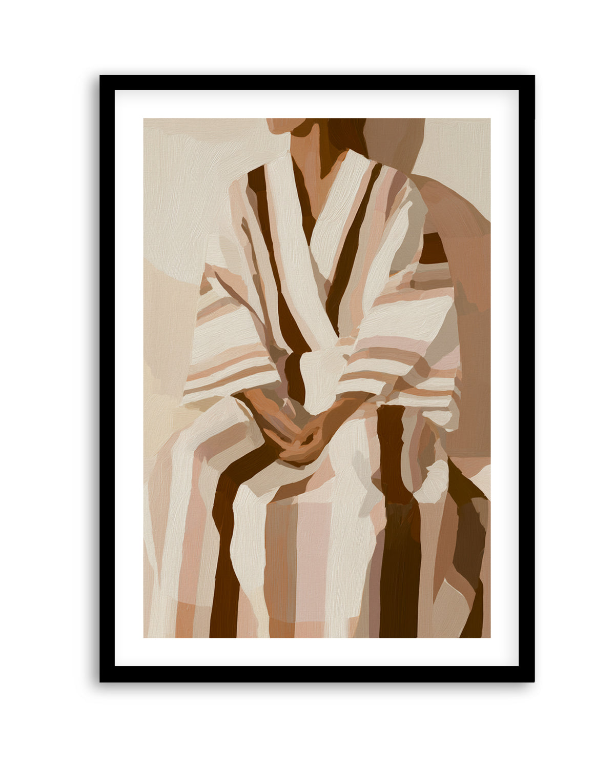Striped Kimono I | Art Print from Olive et Oriel where you can shop wallpaper and artworks online