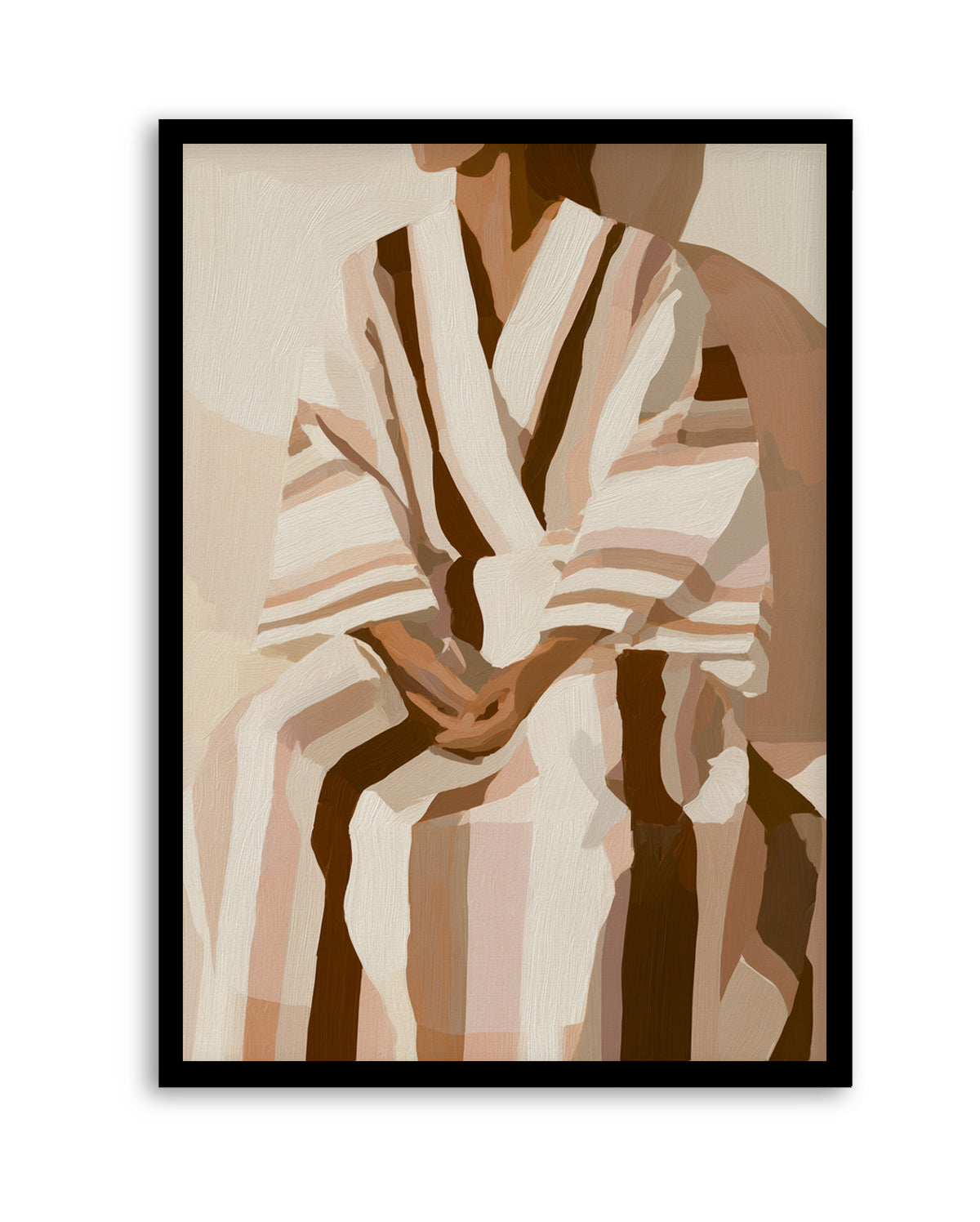 Striped Kimono I | Art Print from Olive et Oriel where you can shop wallpaper and artworks online