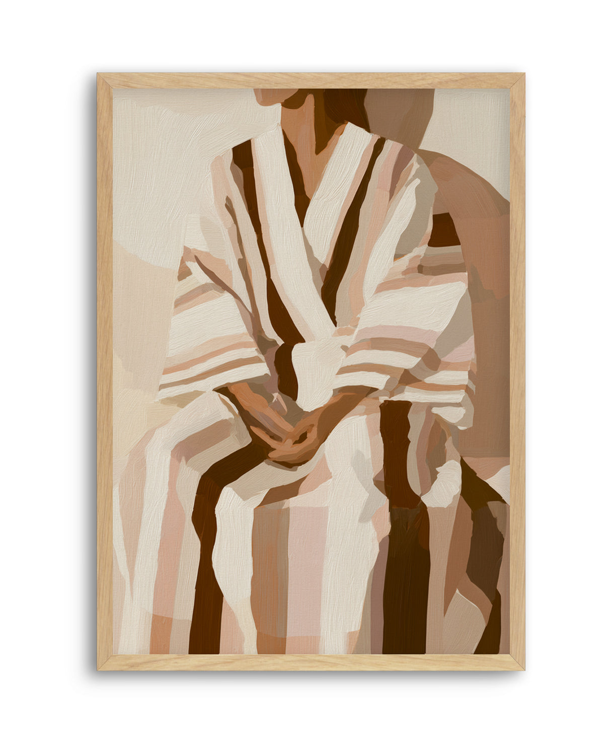 Striped Kimono I | Art Print from Olive et Oriel where you can shop wallpaper and artworks online