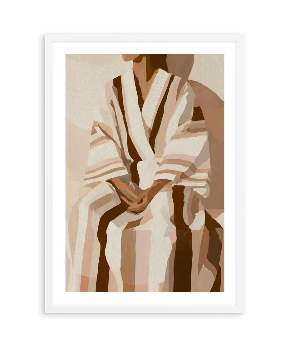 Striped Kimono I | Art Print from Olive et Oriel where you can shop wallpaper and artworks online