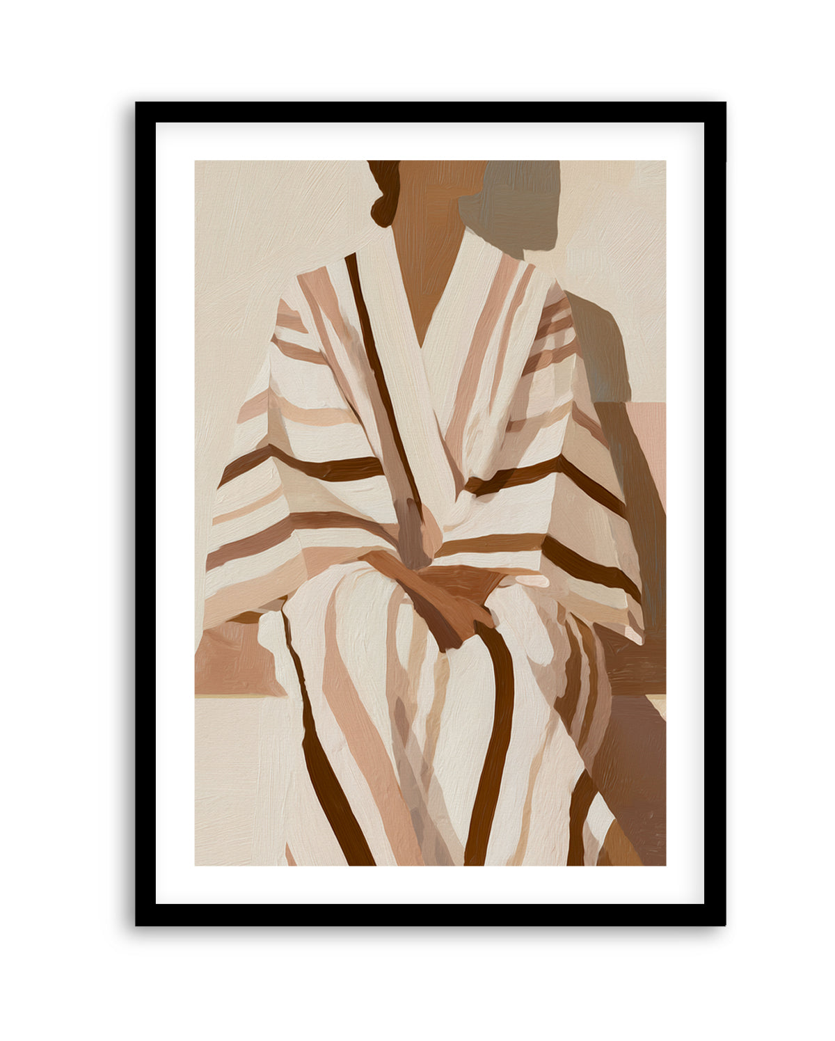 Striped Kimono II | Art Print from Olive et Oriel where you can shop wallpaper and artworks online