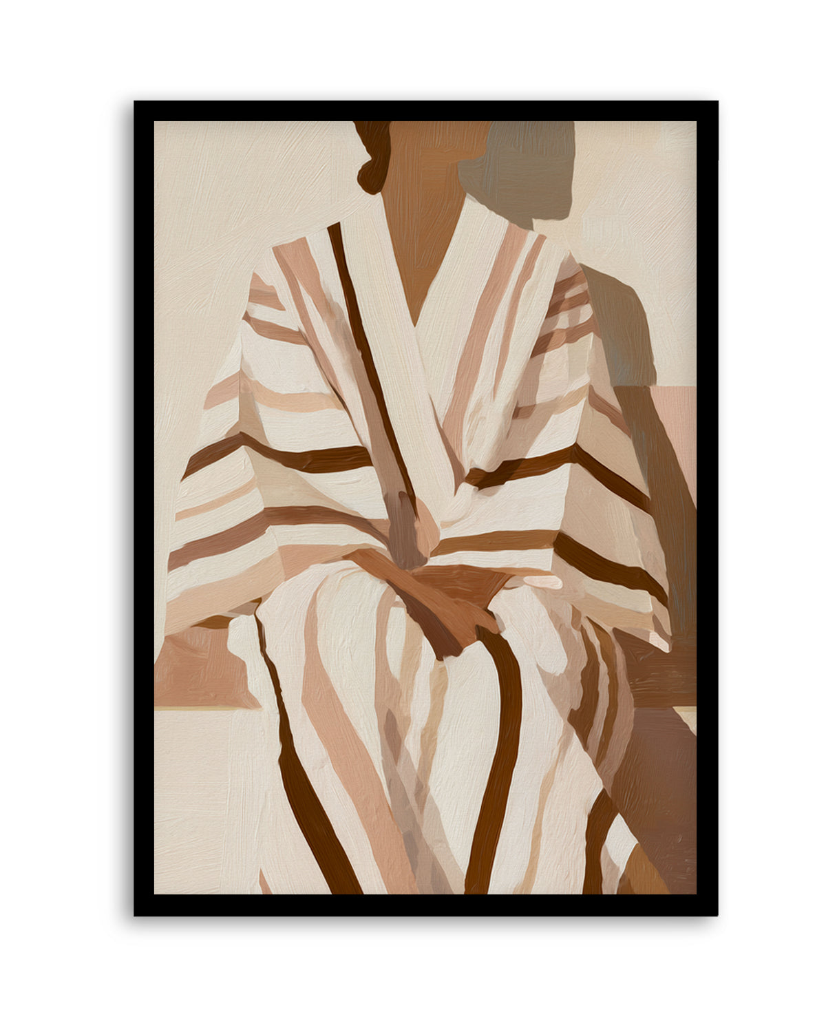Striped Kimono II | Art Print from Olive et Oriel where you can shop wallpaper and artworks online