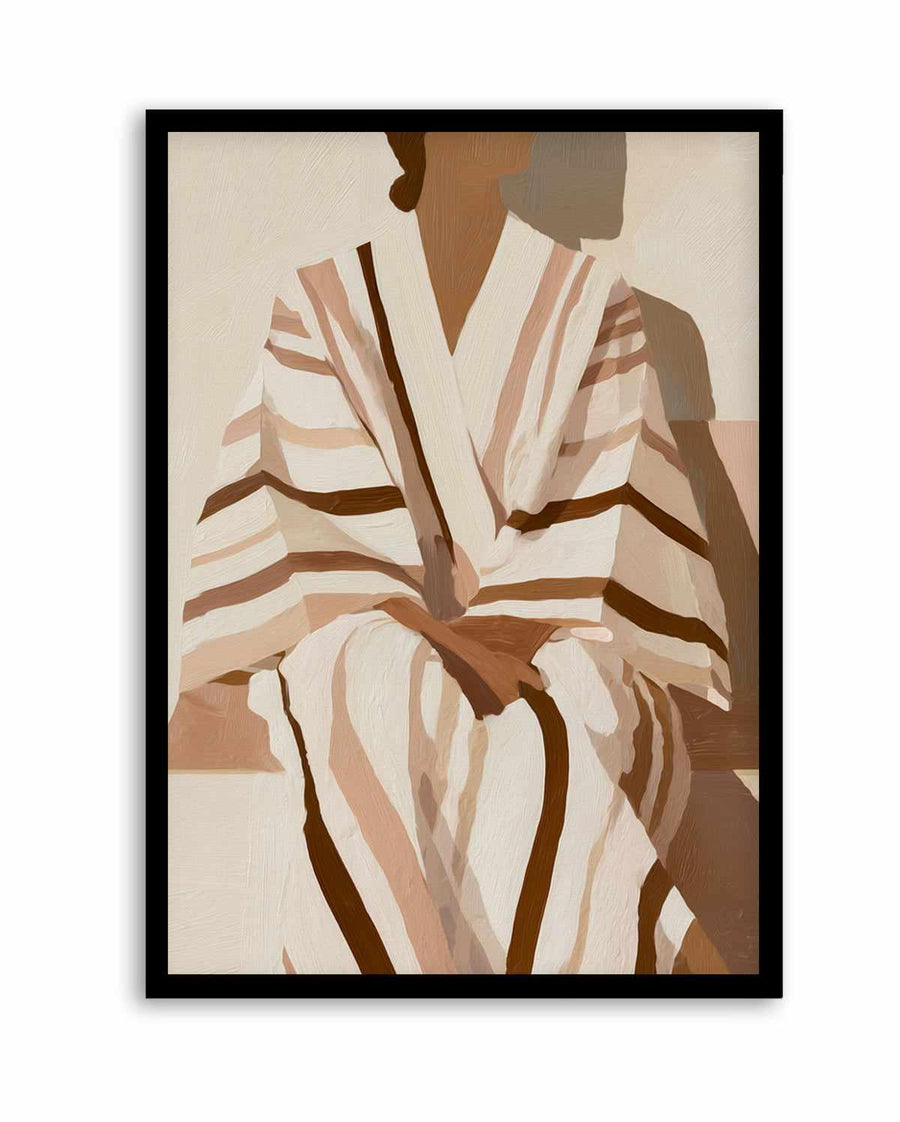 Striped Kimono II | Art Print from Olive et Oriel where you can shop wallpaper and artworks online