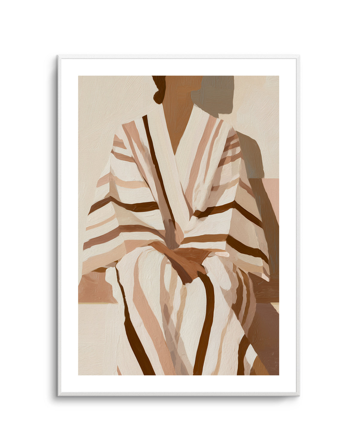 Striped Kimono II | Art Print from Olive et Oriel where you can shop wallpaper and artworks online