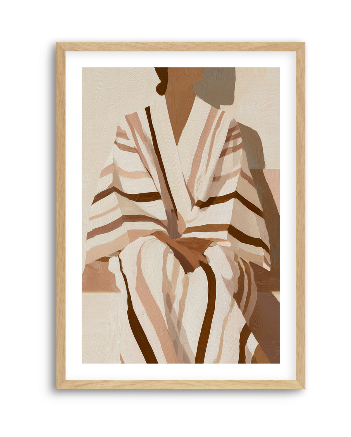 Striped Kimono II | Art Print from Olive et Oriel where you can shop wallpaper and artworks online