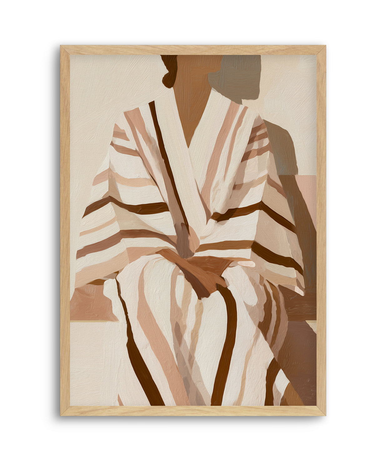 Striped Kimono II | Art Print from Olive et Oriel where you can shop wallpaper and artworks online