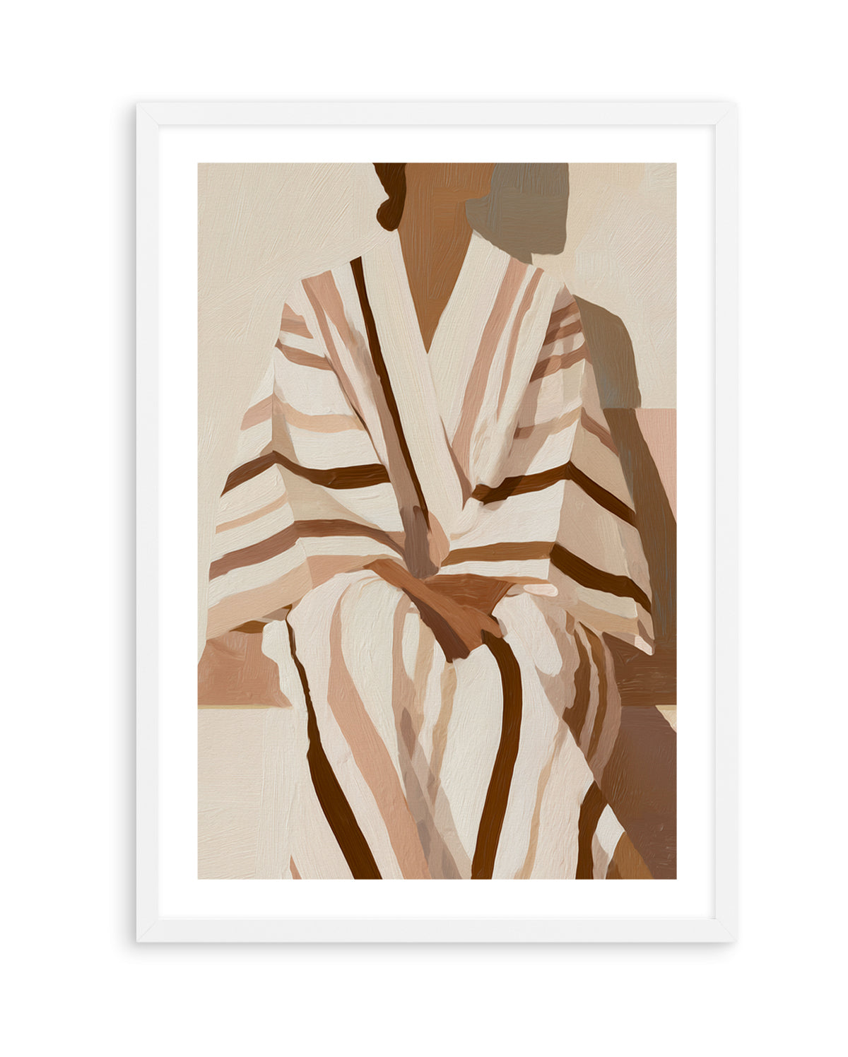 Striped Kimono II | Art Print from Olive et Oriel where you can shop wallpaper and artworks online