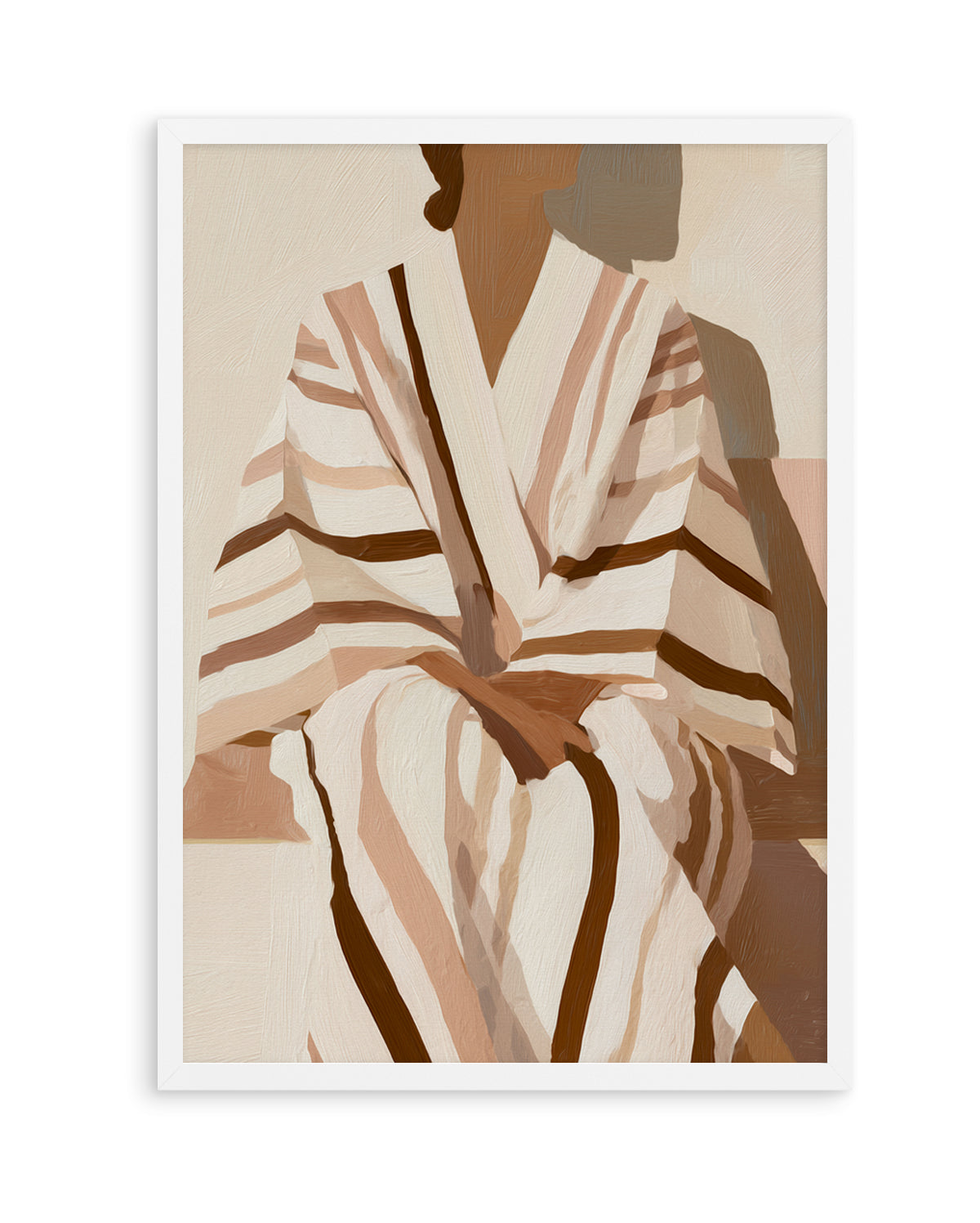 Striped Kimono II | Art Print from Olive et Oriel where you can shop wallpaper and artworks online