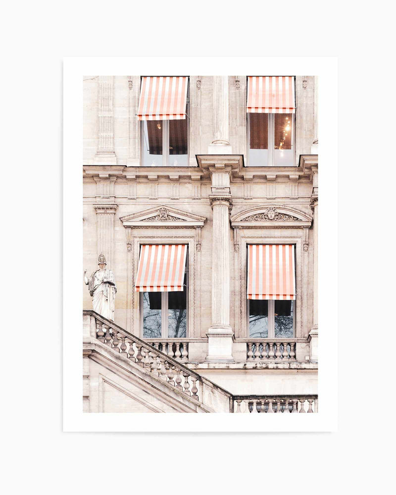 Striped Paris Awning By Grace Digital Art | Art Print