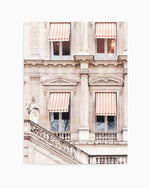 Striped Paris Awning By Grace Digital Art | Art Print