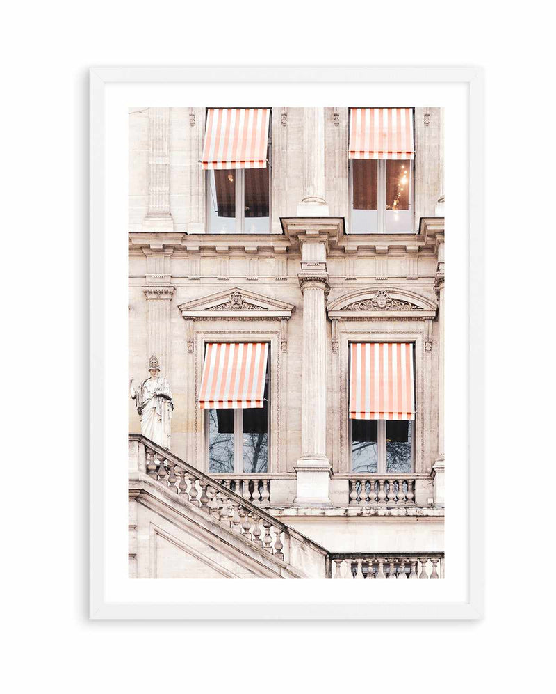 Striped Paris Awning By Grace Digital Art | Art Print