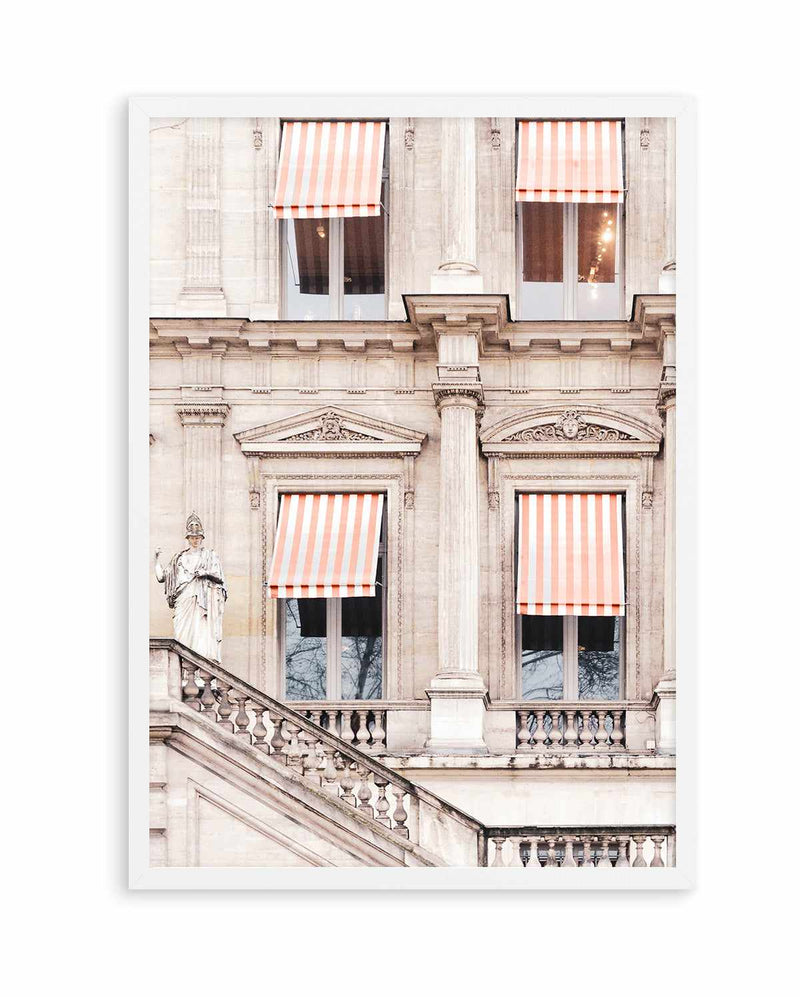 Striped Paris Awning By Grace Digital Art | Art Print