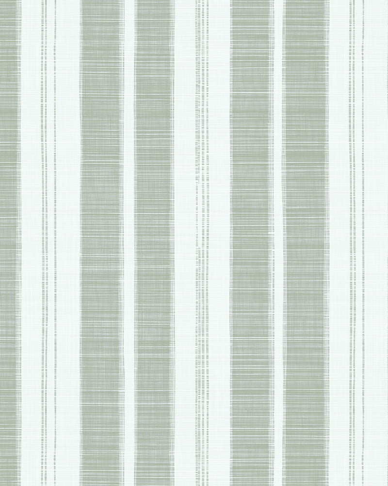 Stripe Weave in Sage Green Wallpaper from Olive et Oriel where you can shop wallpaper and artworks online