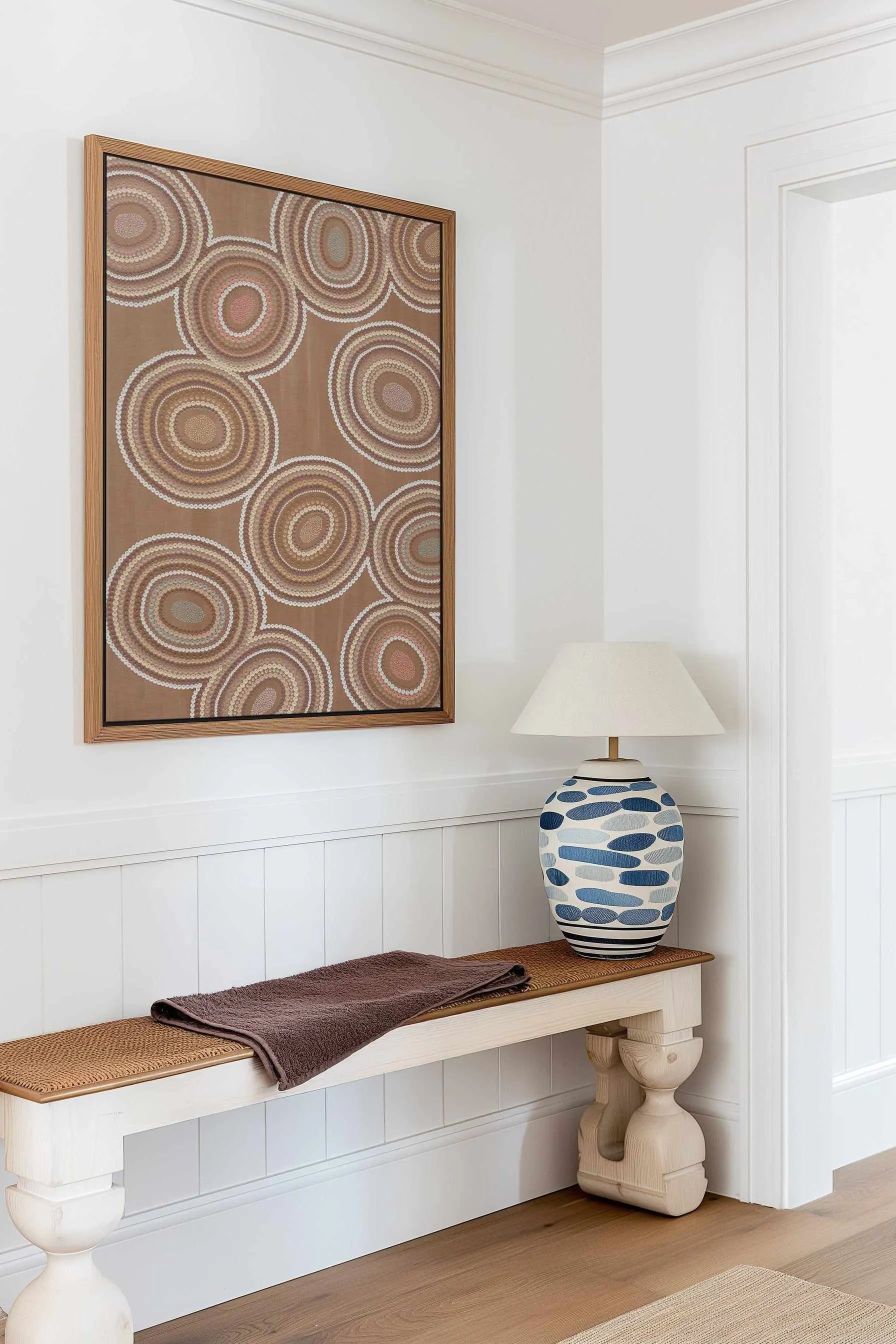 Stronger Together by Karissa Undy | Framed Canvas Art Print from Olive et Oriel where you can shop wallpaper and artworks online