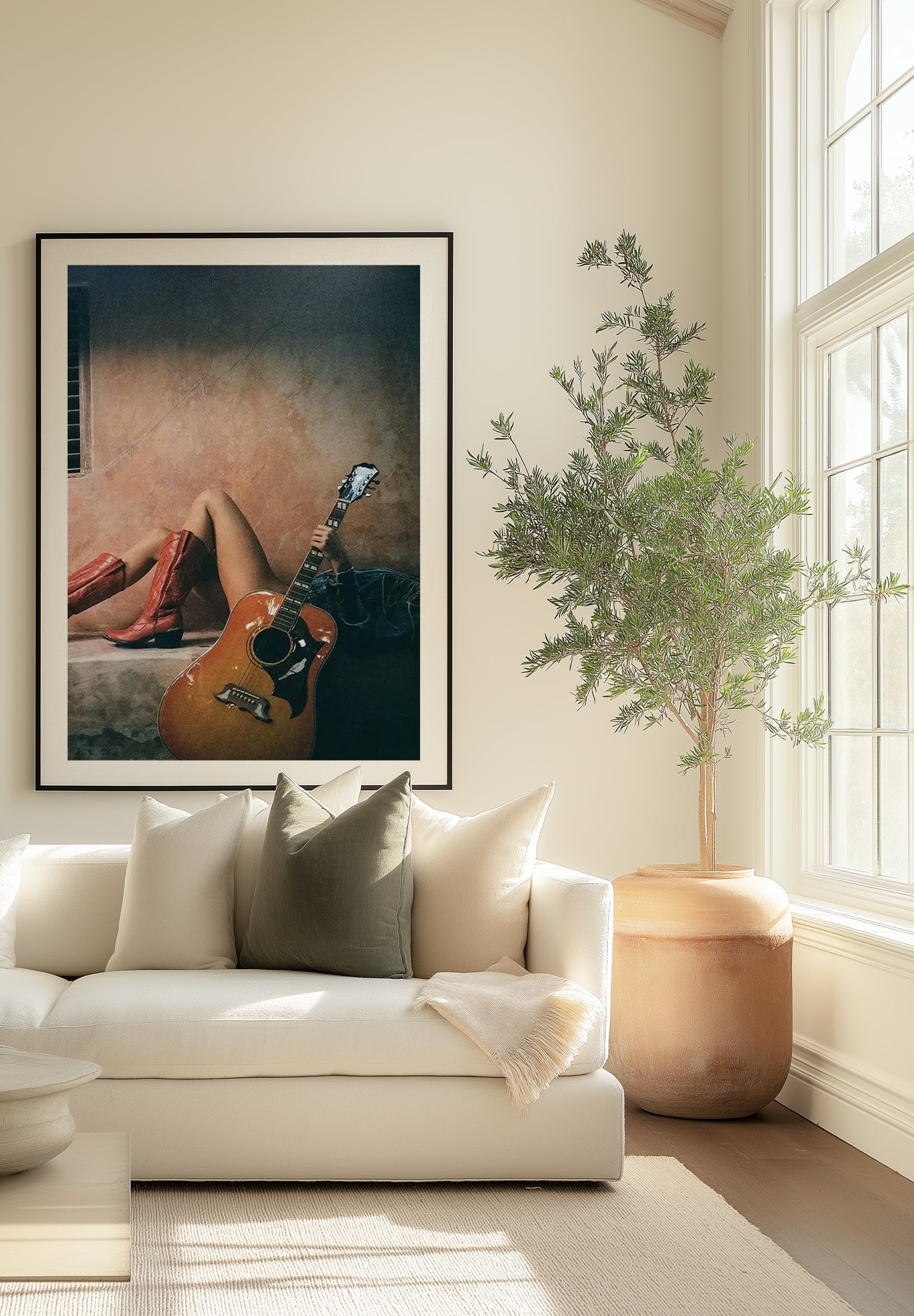 Strung Out by Amy Hallam Art Print