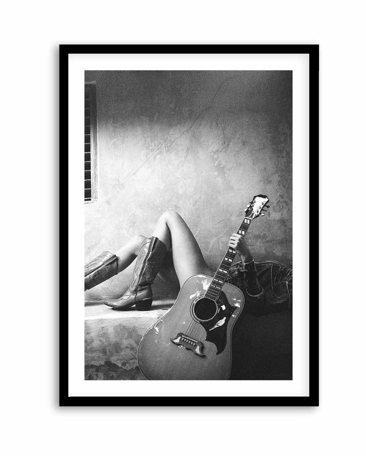 Strung Out B&W by Amy Hallam | Art Print