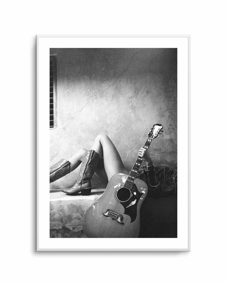 Strung Out B&W by Amy Hallam | Art Print
