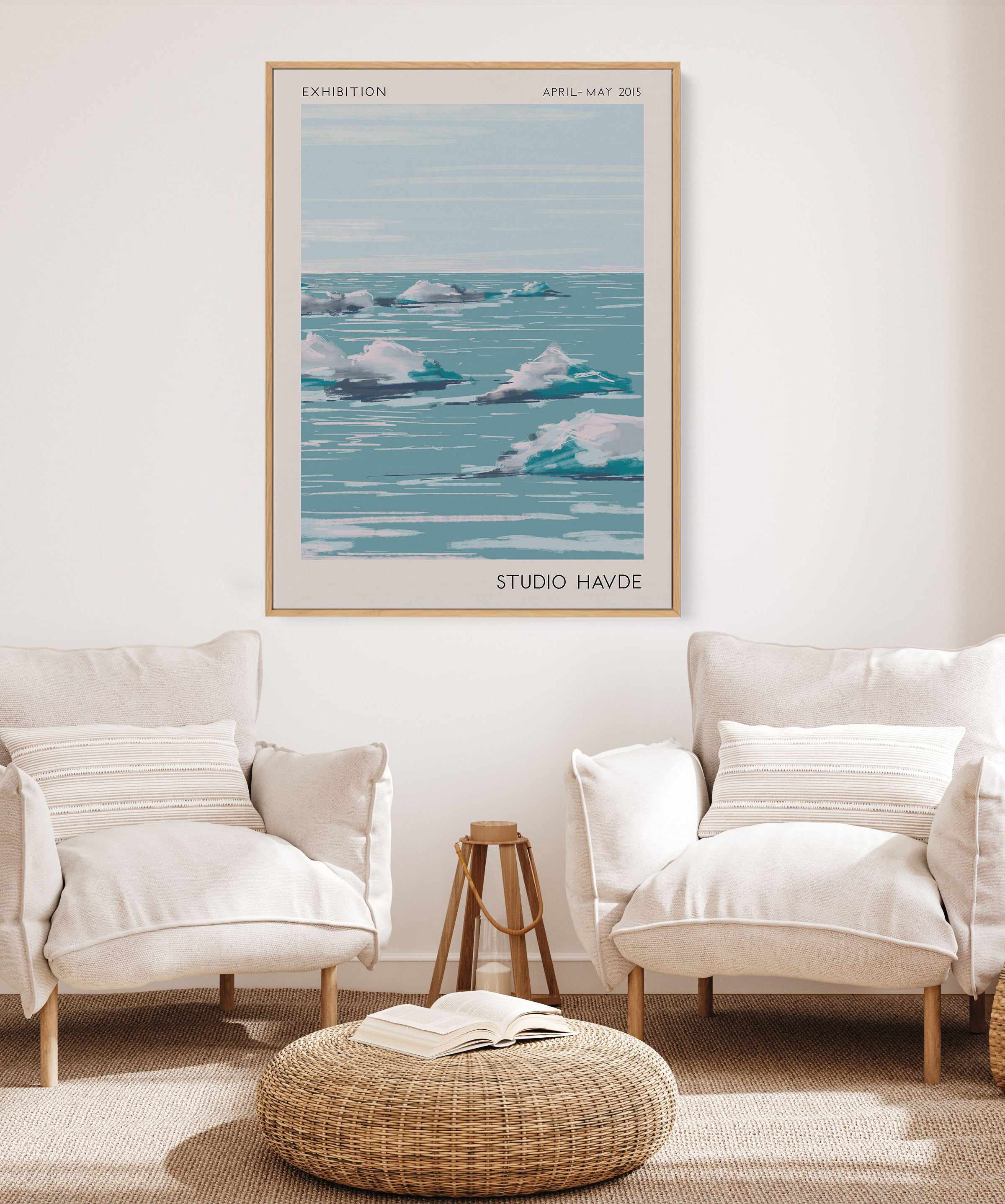 Studio Havde Seascape by Pictufy Studio II | Framed Canvas Art Print