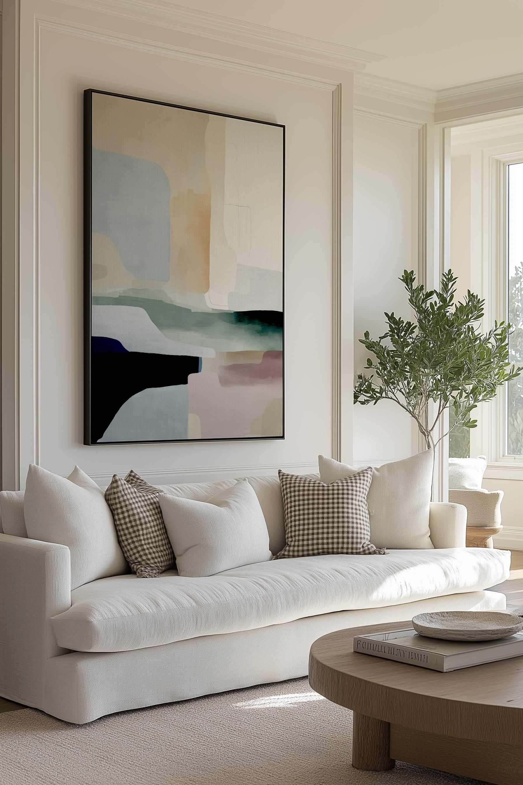Studio Haze I | Framed Canvas Art Print from Olive et Oriel where you can shop wallpaper and artworks online