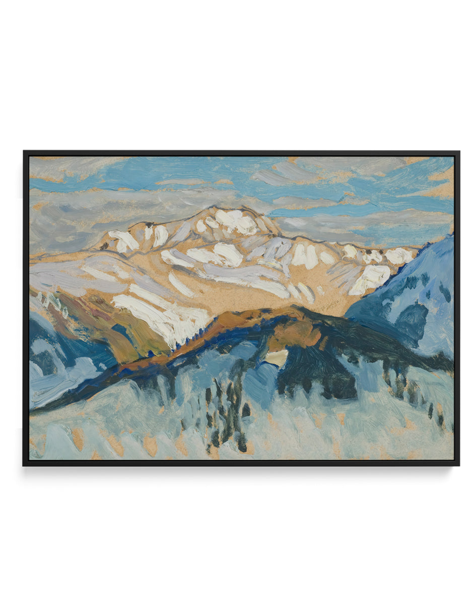 Study From Switzerland | Framed Canvas Art Print