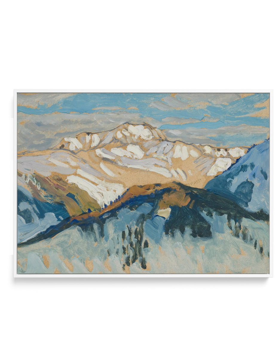 Study From Switzerland | Framed Canvas Art Print