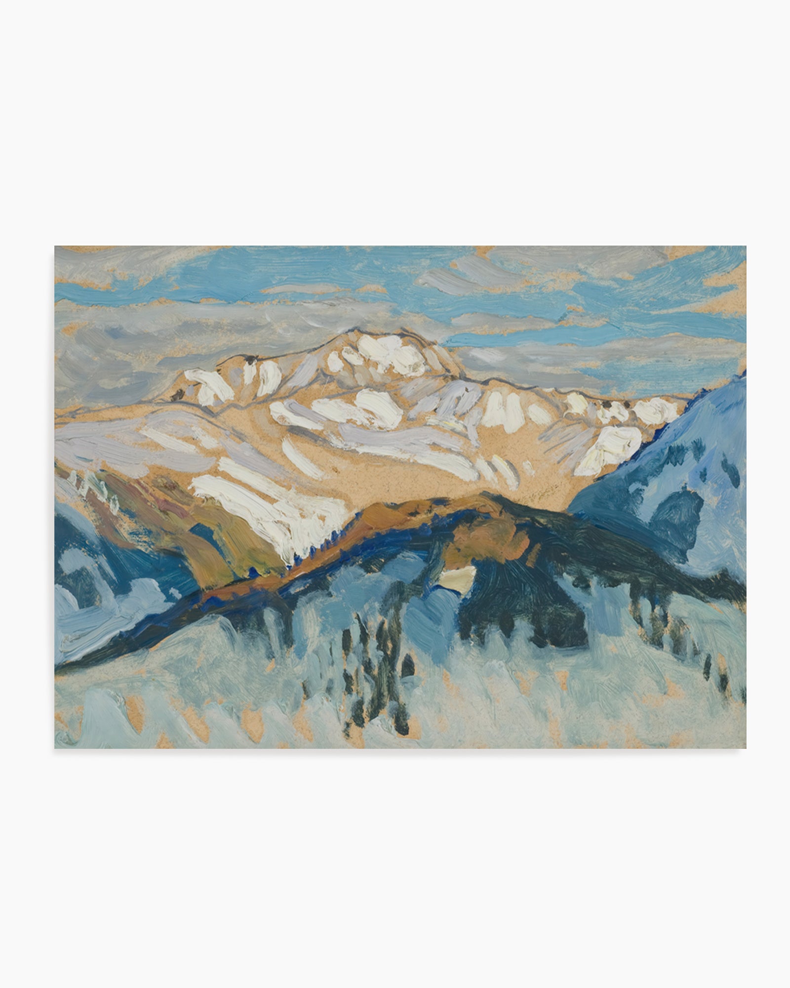 Study From Switzerland | Art Print