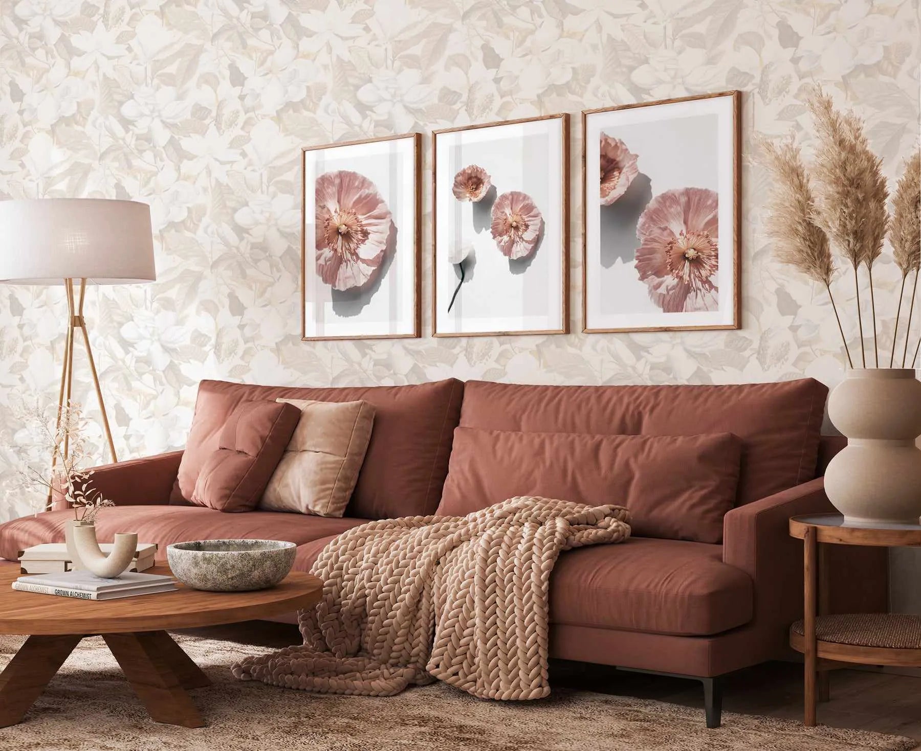 Soft Spring In Bloom Wallpaper from Olive et Oriel where you can shop wallpaper and artworks online
