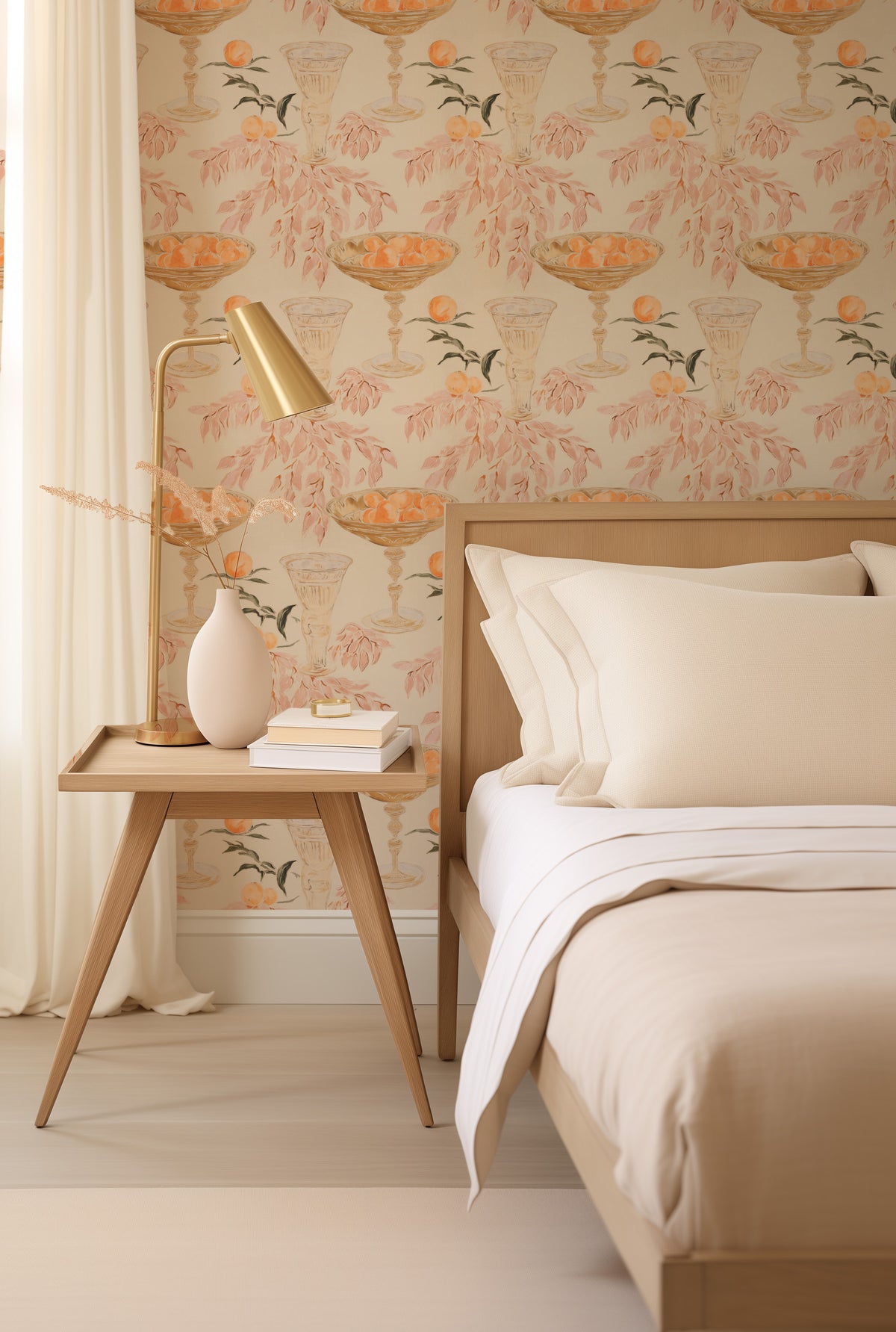 Des Vases Wallpaper from Olive et Oriel where you can shop wallpaper and artworks online
