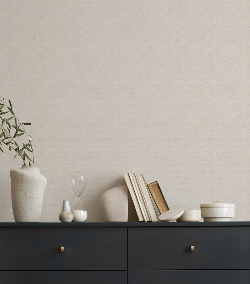 Ashsa in Oat Commercial Wallcoverings