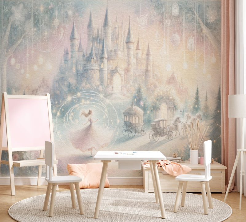 Magical Castle Moments Wallpaper Mural