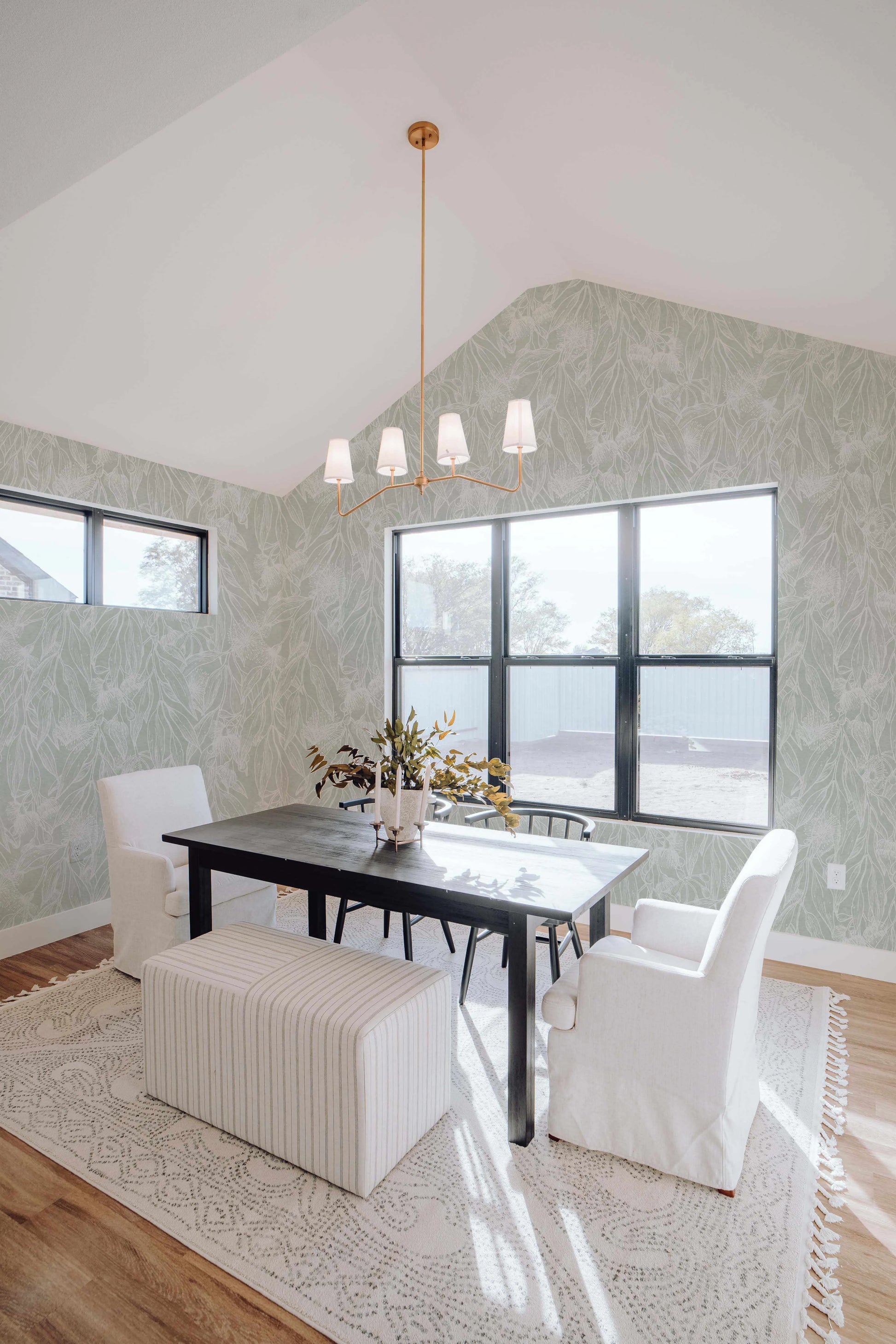 Eucalyptus Flowering Gum Sage Green Wallpaper from Olive et Oriel where you can shop wallpaper and artworks online