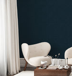 Ashsa in Navy Blue Commercial Wallcoverings