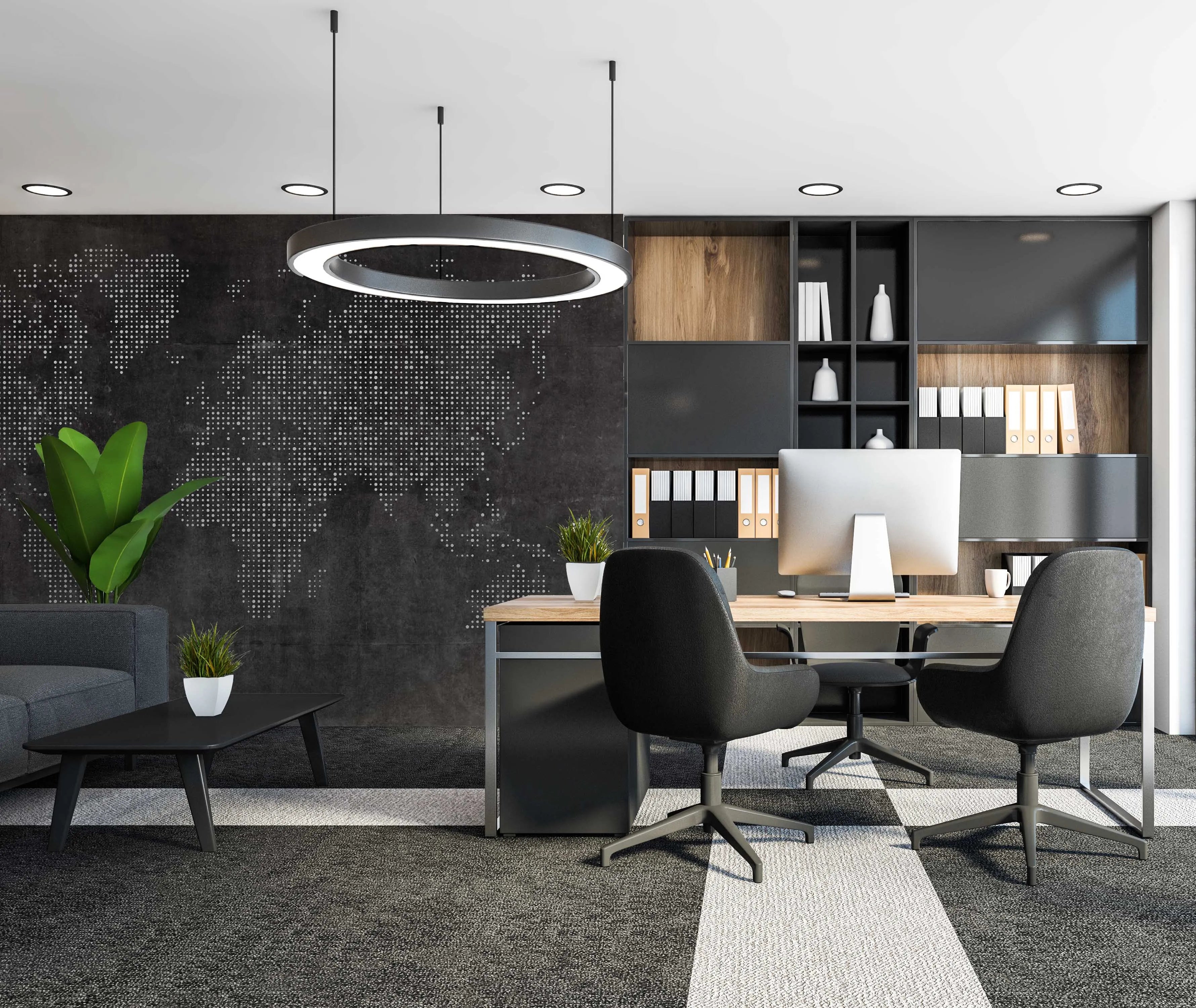 World Wide Concrete Map Wallpaper Mural from Olive et Oriel where you can shop wallpaper and artworks online