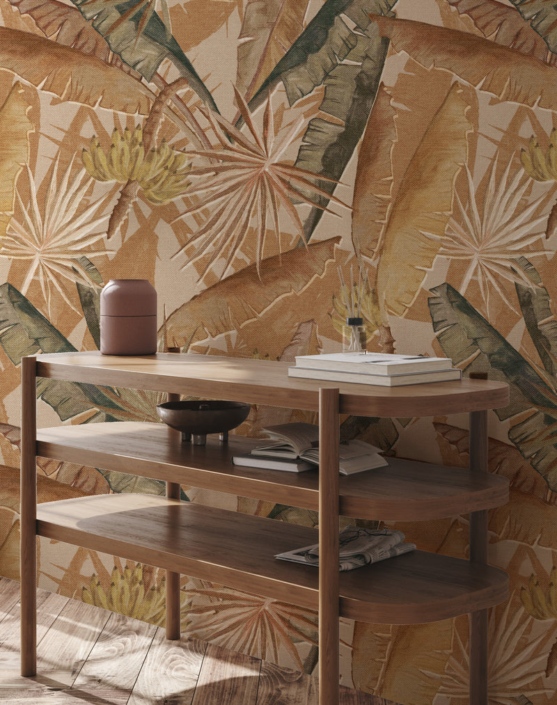 Cubana Palma Wallpaper from Olive et Oriel where you can shop wallpaper and artworks online