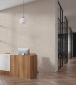 Aspen in Taupe Commercial Vinyl Wallcovering