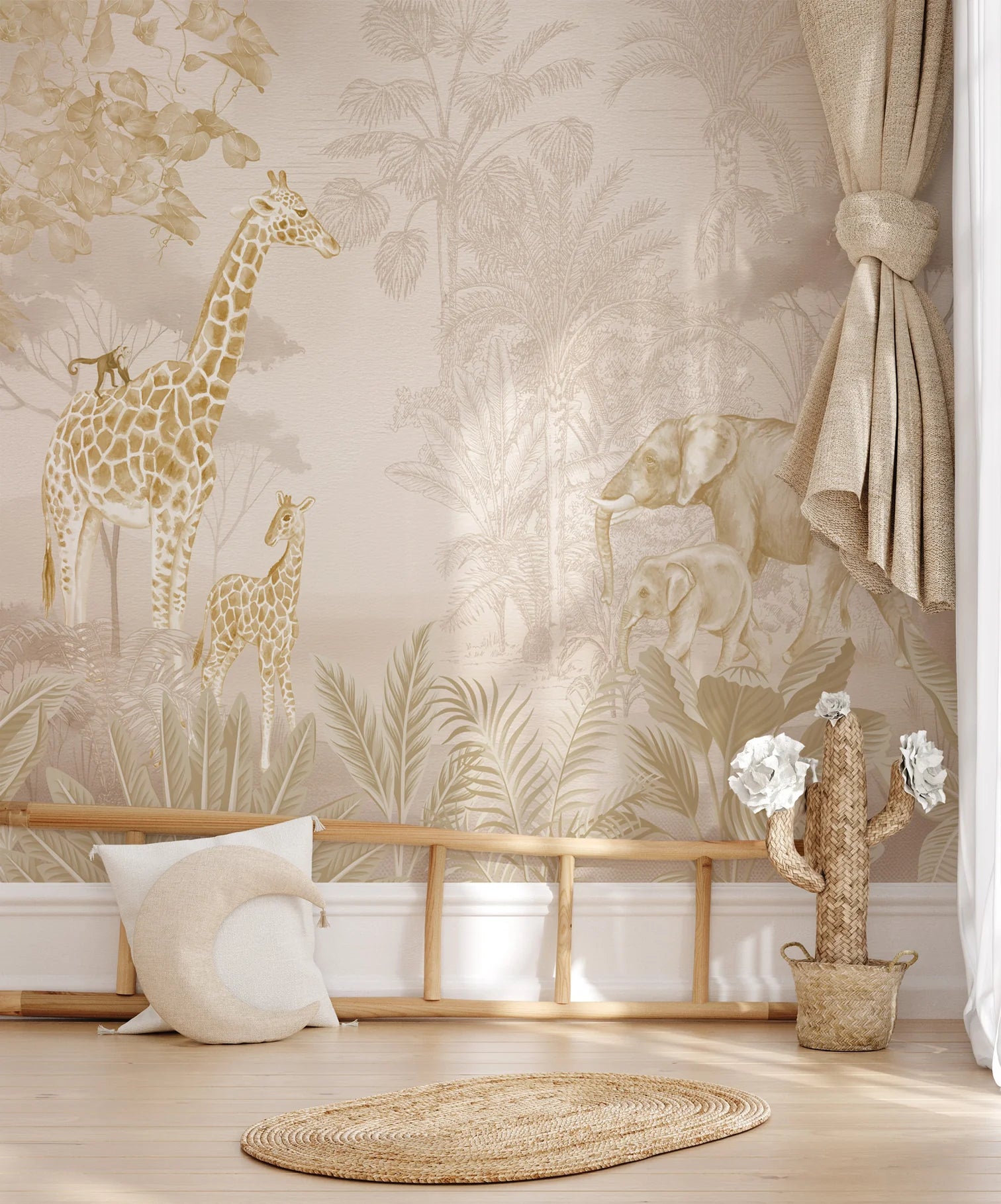 SALE Jungle at Dusk Wallpaper Mural