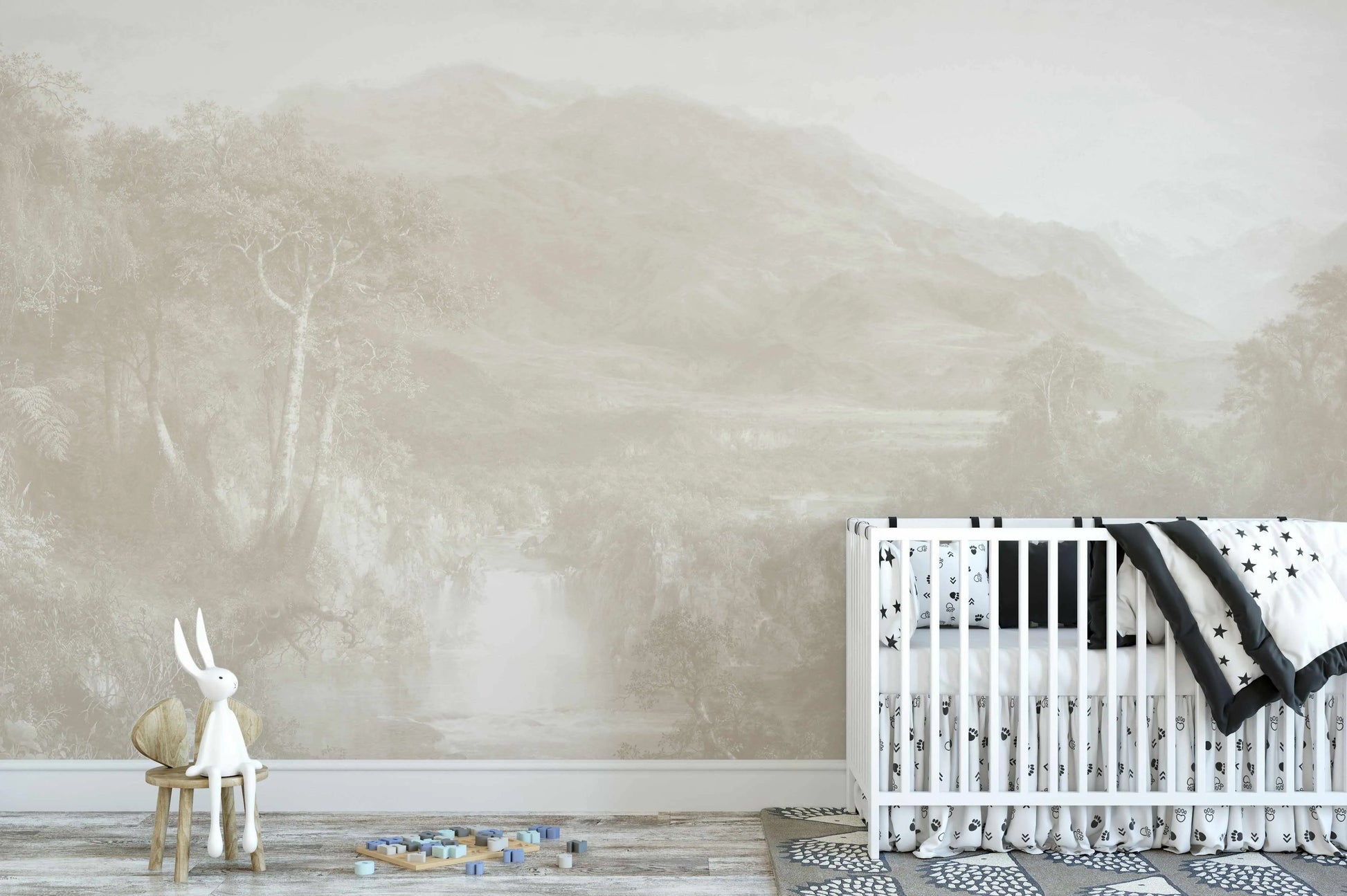 Daintree Paradise Wallpaper Mural from Olive et Oriel where you can shop wallpaper and artworks online