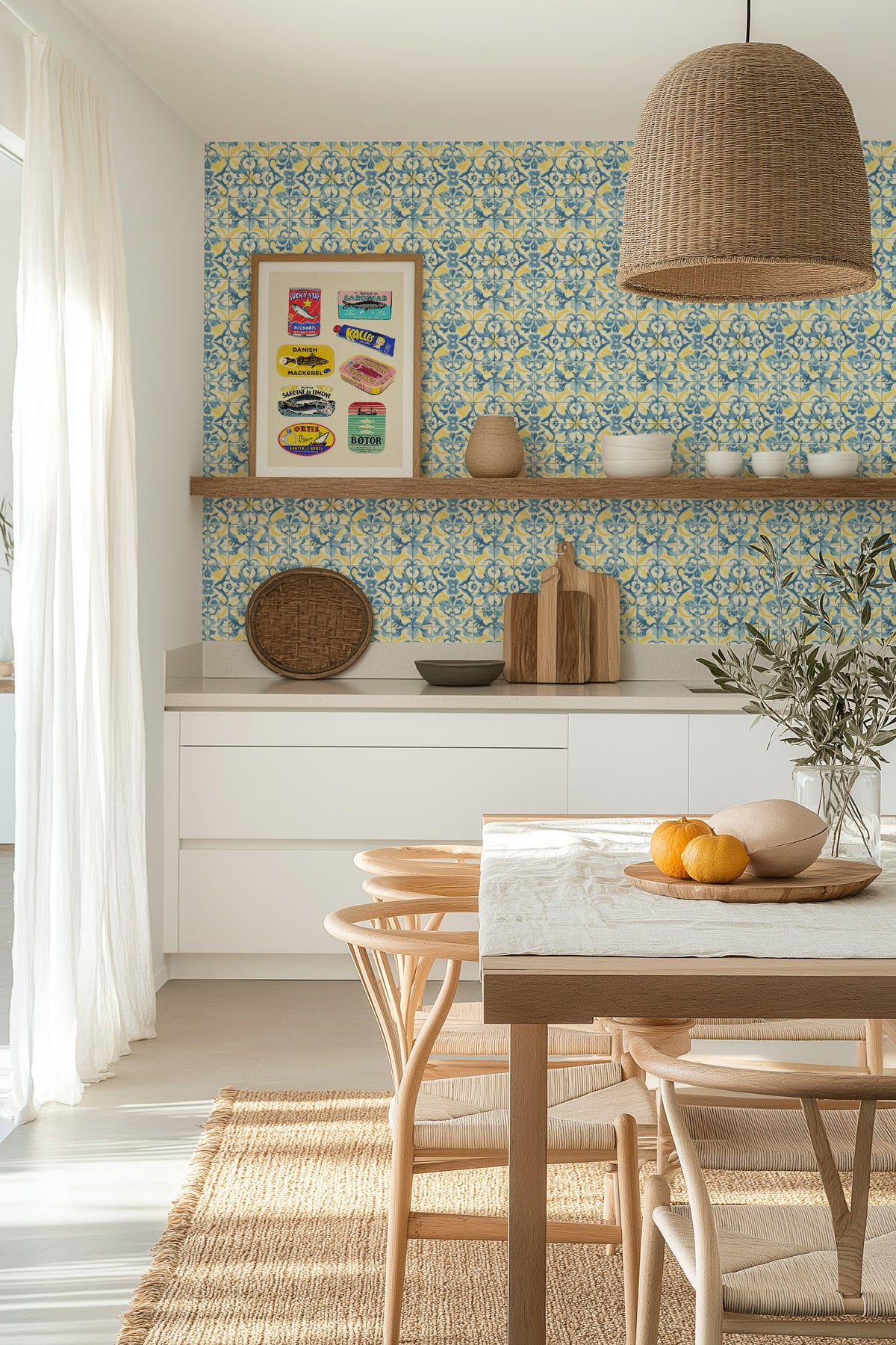 Piazza del Limone Wallpaper from Olive et Oriel where you can shop wallpaper and artworks online