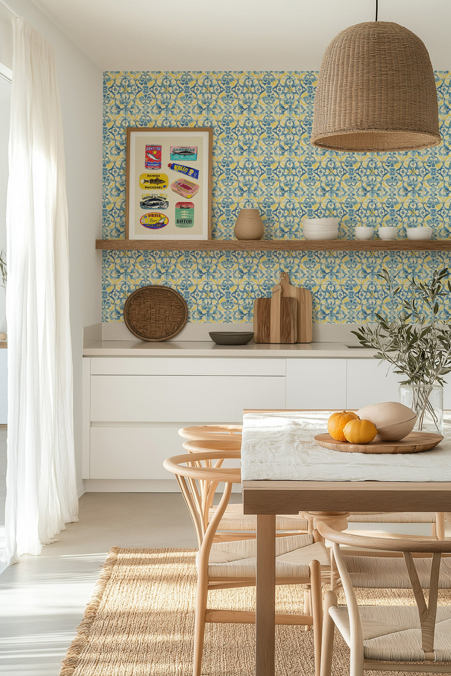 Piazza del Limone Wallpaper from Olive et Oriel where you can shop wallpaper and artworks online