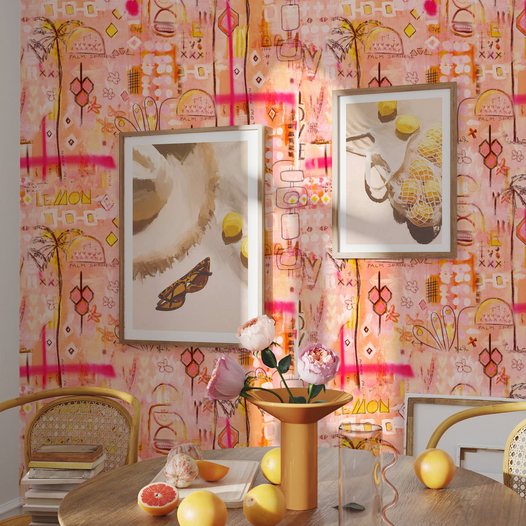 Sipping Lemonade Wallpaper by Jackie Green