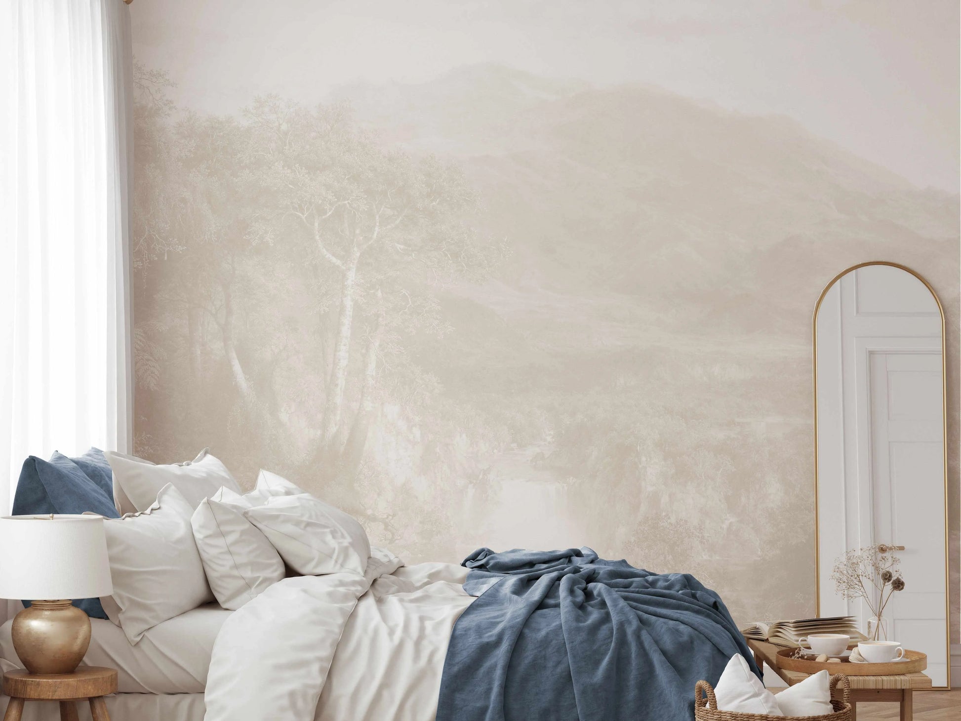 Daintree Paradise Wallpaper Mural from Olive et Oriel where you can shop wallpaper and artworks online