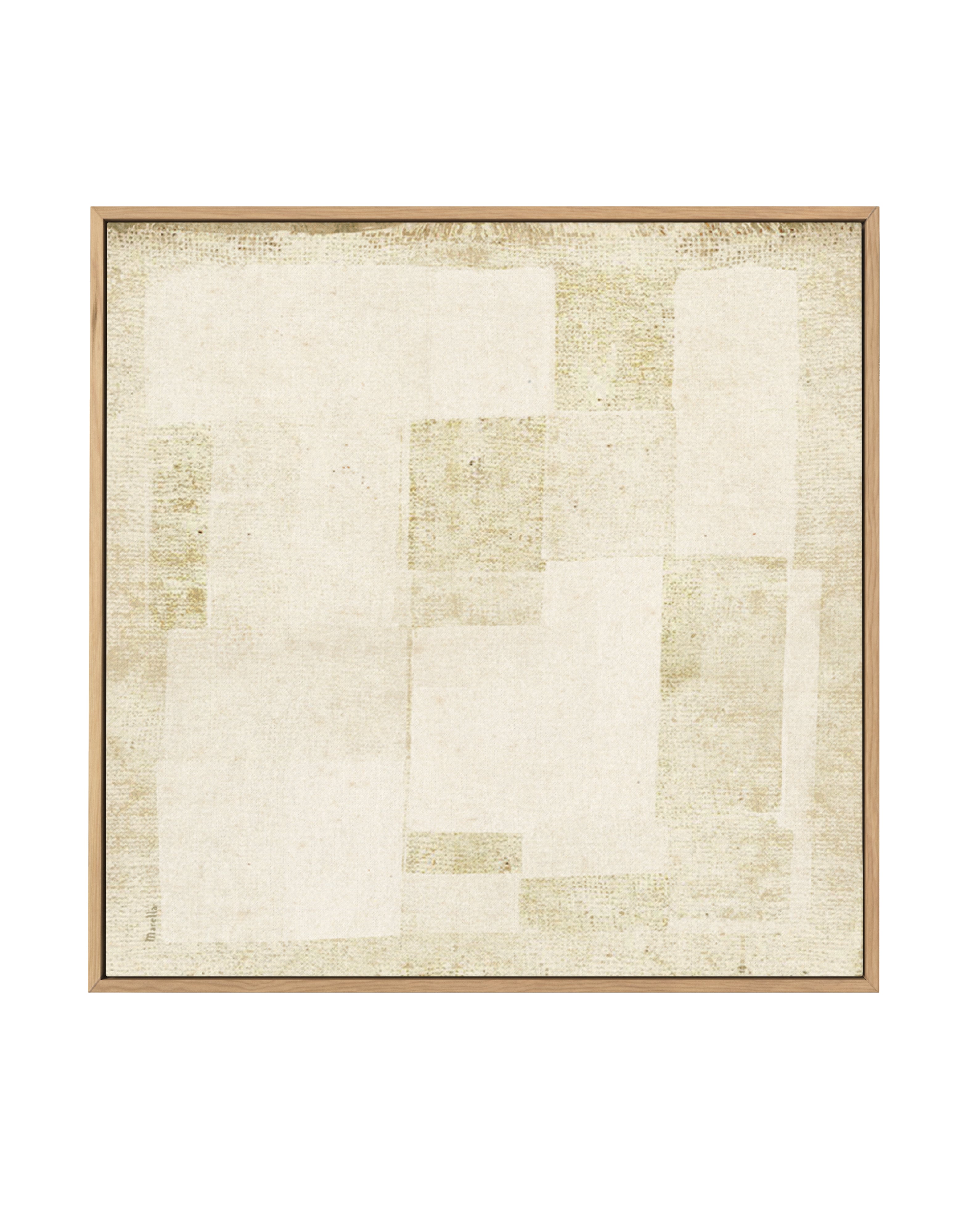 Subtle Patchwork by Marco Marella | Framed Canvas Art Print