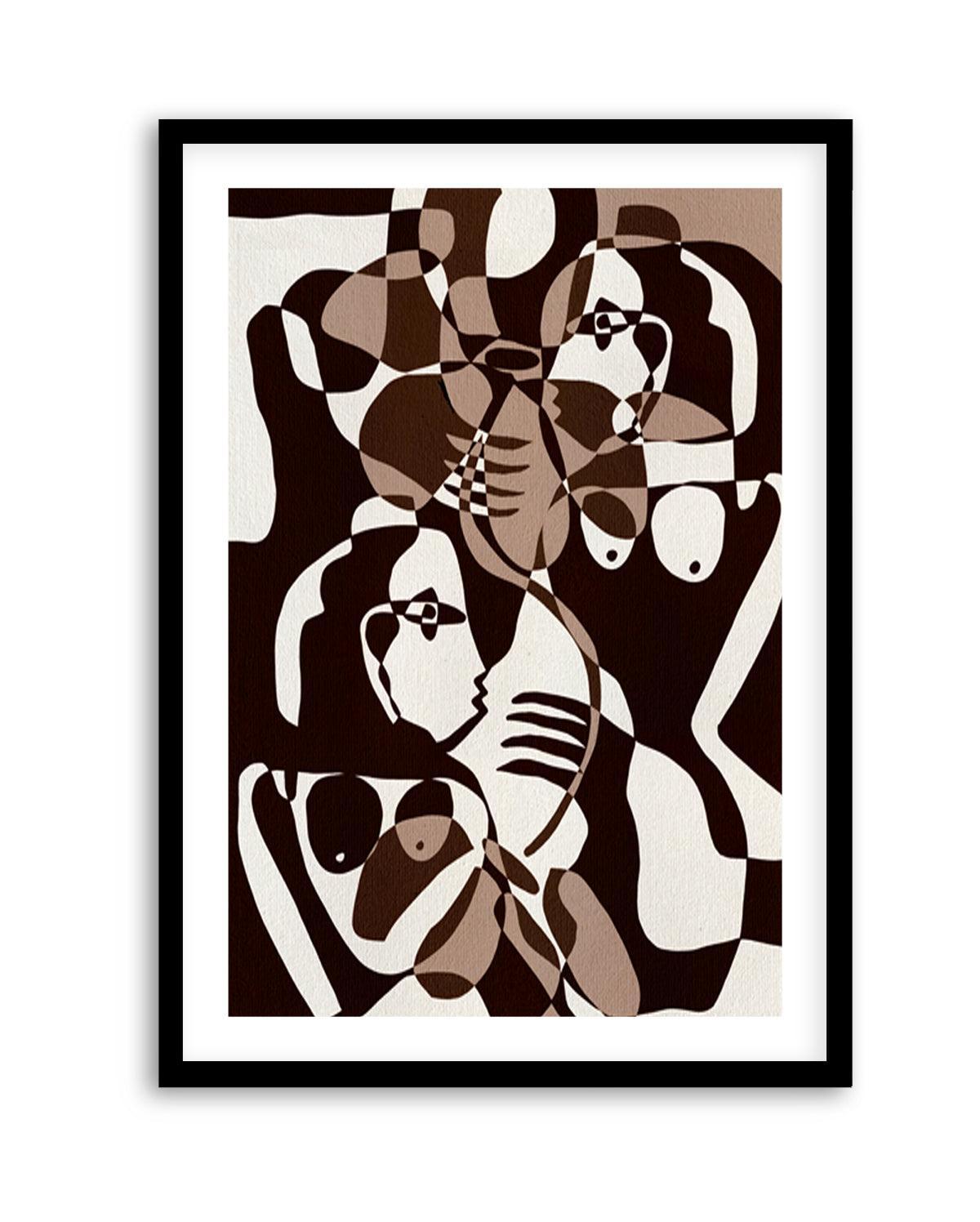 Subtle Ties by Shatha Al Dafai | Art Print from Olive et Oriel where you can shop wallpaper and artworks online