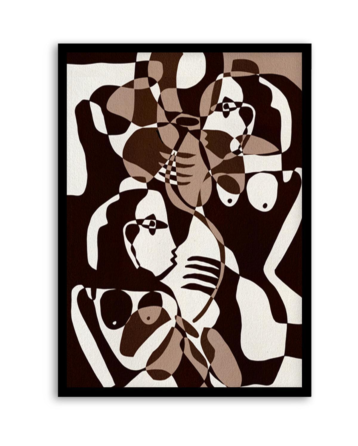 Subtle Ties by Shatha Al Dafai | Art Print from Olive et Oriel where you can shop wallpaper and artworks online