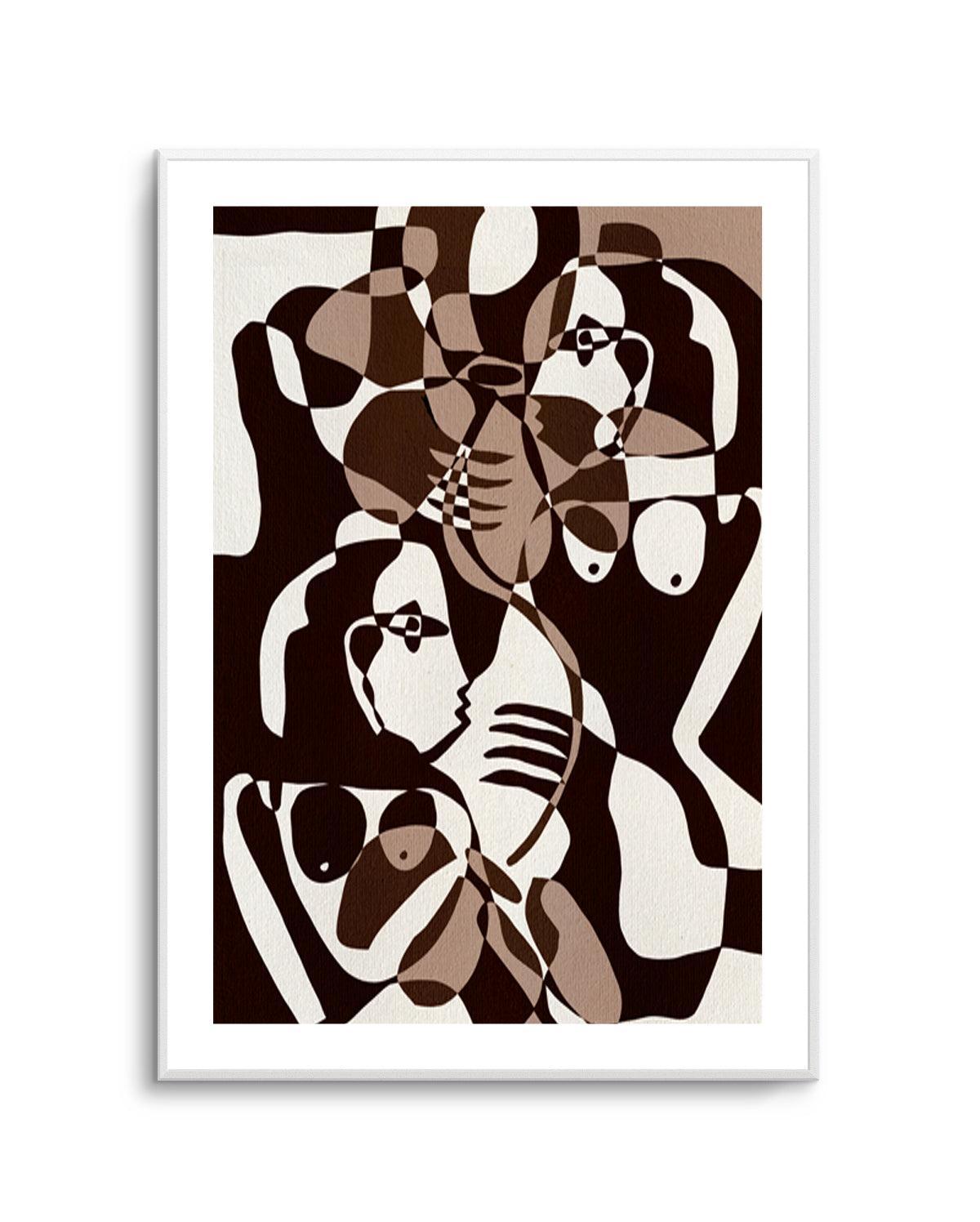 Subtle Ties by Shatha Al Dafai | Art Print from Olive et Oriel where you can shop wallpaper and artworks online