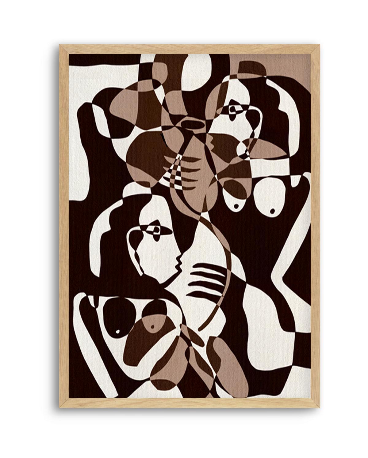 Subtle Ties by Shatha Al Dafai | Art Print from Olive et Oriel where you can shop wallpaper and artworks online