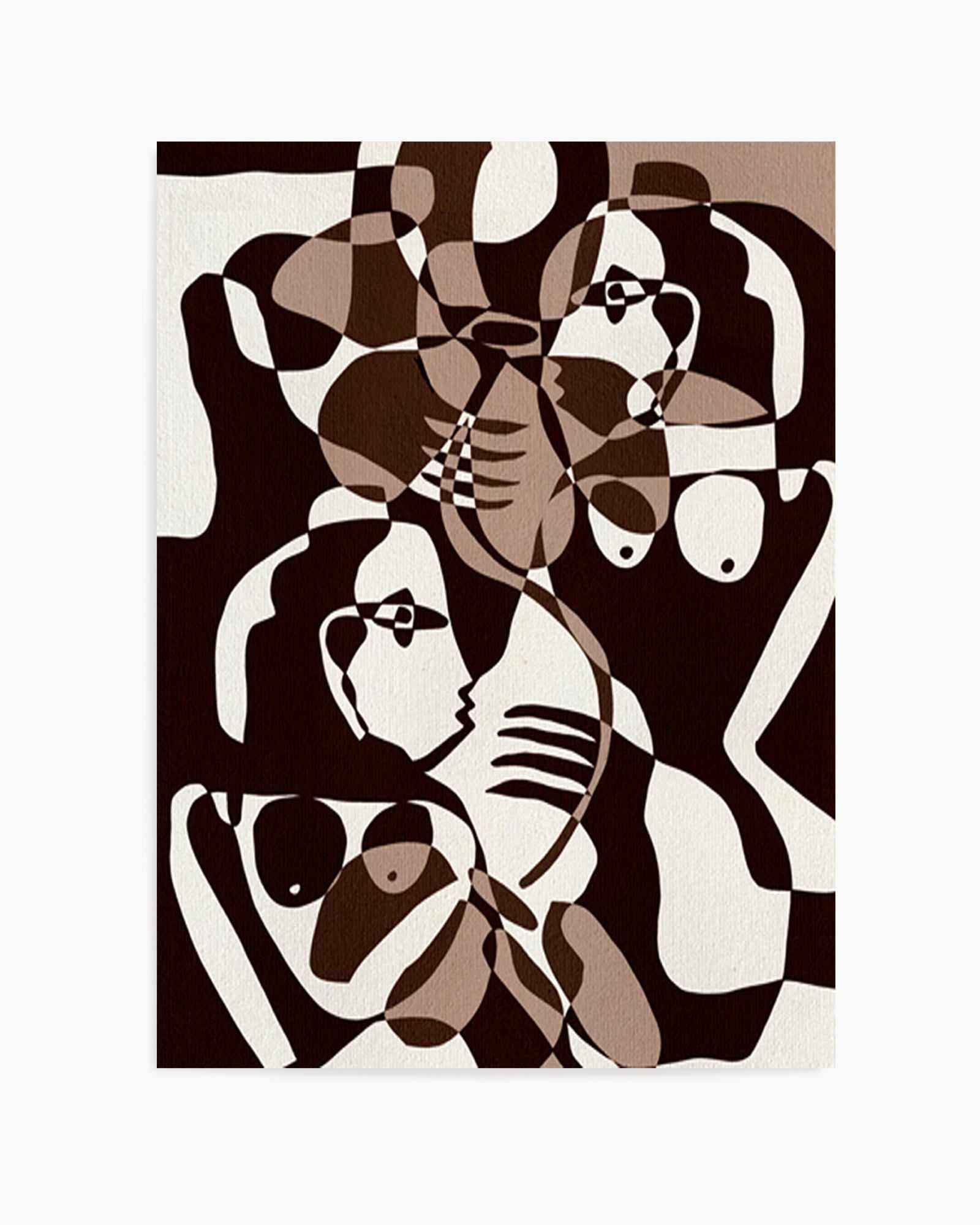 Subtle Ties by Shatha Al Dafai | Art Print from Olive et Oriel where you can shop wallpaper and artworks online