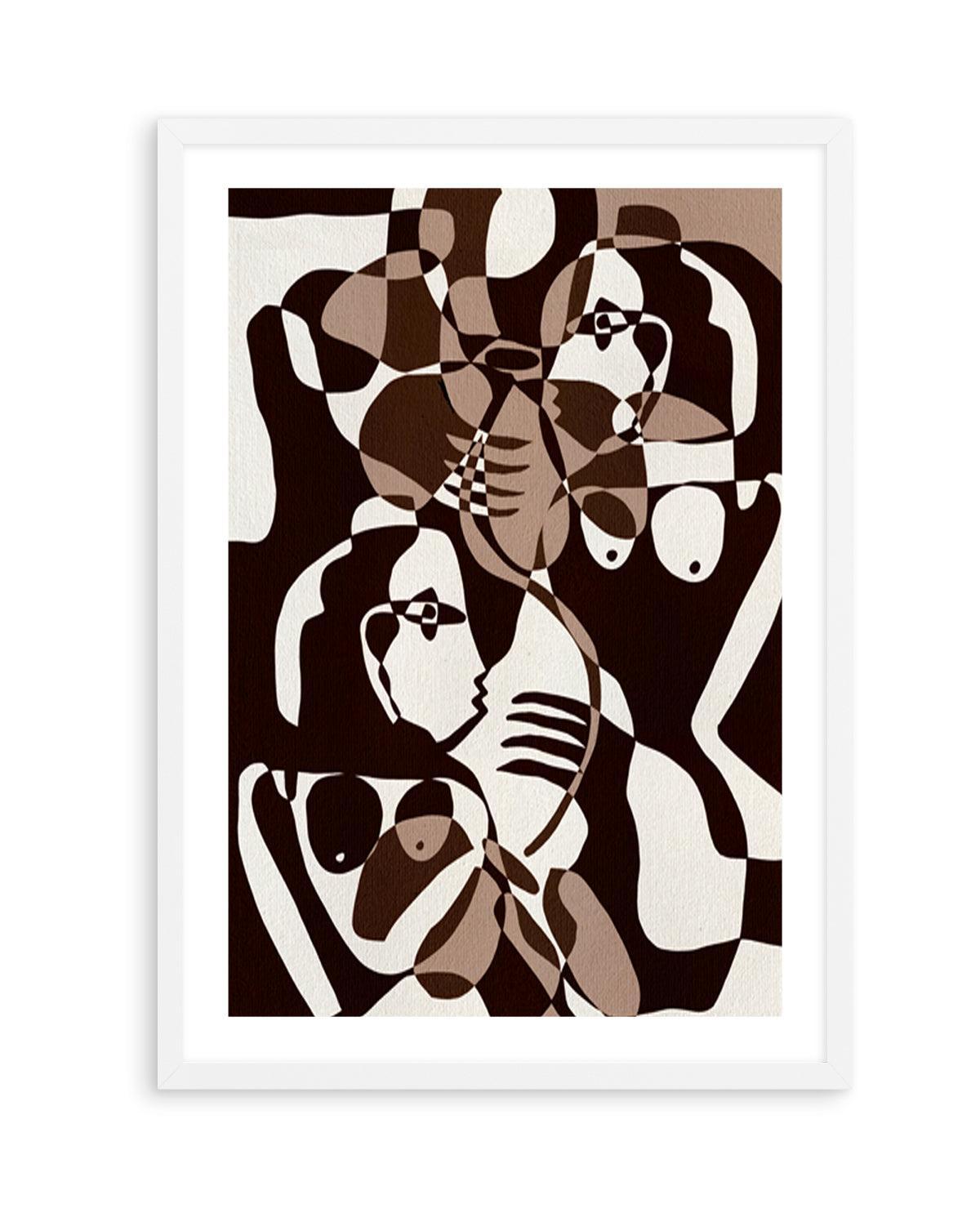 Subtle Ties by Shatha Al Dafai | Art Print from Olive et Oriel where you can shop wallpaper and artworks online